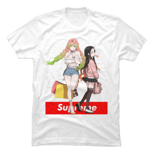 Футболка PrintBro Demon Slayer Nezuko & Mitsuri