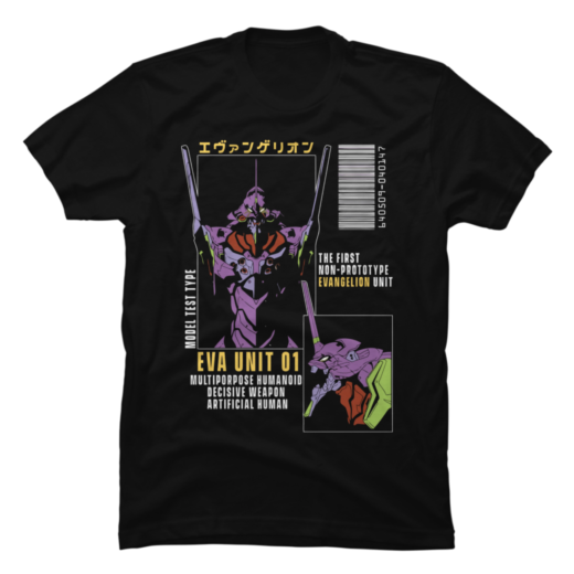 Футболка PrintBro Evangelion Unit-02 Art.001