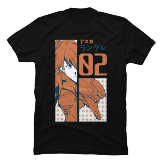 Футболка PrintBro Asuka Langley Evangelion