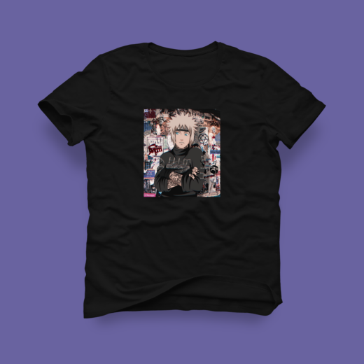 Футболка PrintBro аніме Наруто Чорний Art.001
