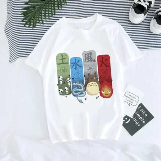 Футболка PrintBro Totoro Studio Ghibli Білий