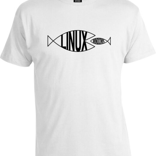 Футболка PrintBro Linux Windows Geek Nerd