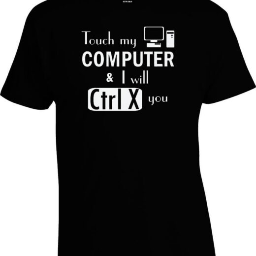 Футболка PrintBro Touch My Computer Programmer
