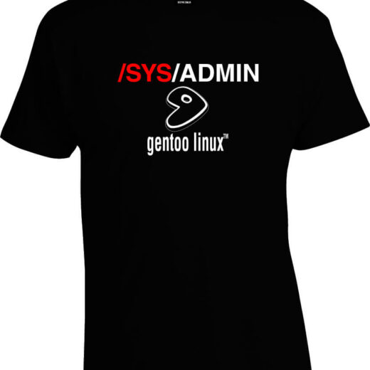 Футболка PrintBro Sys Admin Gentoo Linux