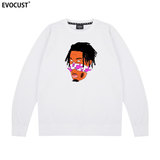 Світшот білий PrintBro Playboi Carti Awesome rap Вінтаж