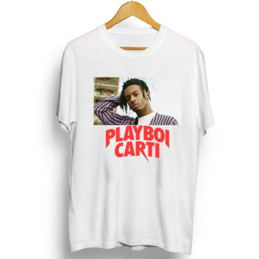 Футболка біла PrintBro Playboi Carti портрет