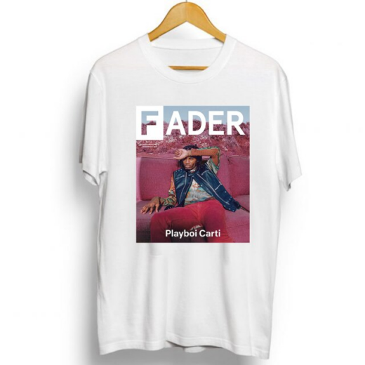 Футболка біла PrintBro Playboi Carti Fader