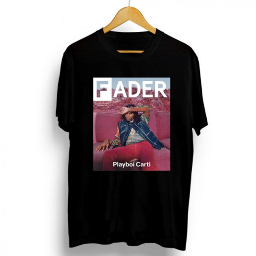 Футболка чорна PrintBro Playboi Carti Fader