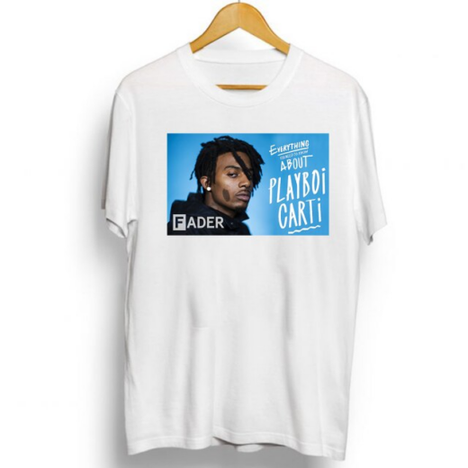 Футболка біла PrintBro Playboi Carti fader one style