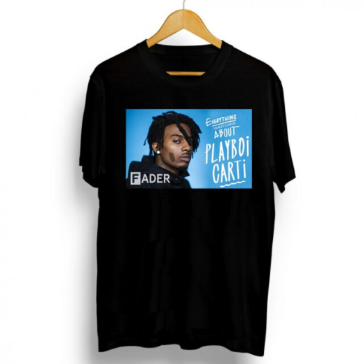 Футболка чорна PrintBro Playboi Carti fader one style