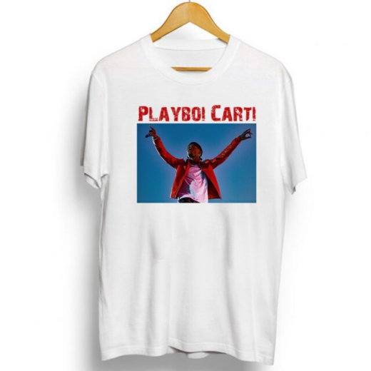 Футболка біла PrintBro Playboi Carti вінтаж