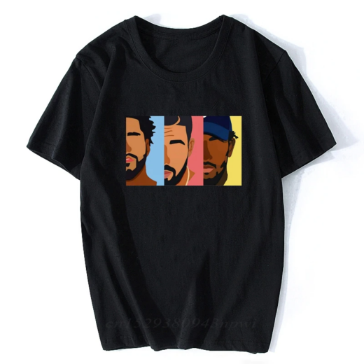 Футболка чорна PrintBro Drake J Cole