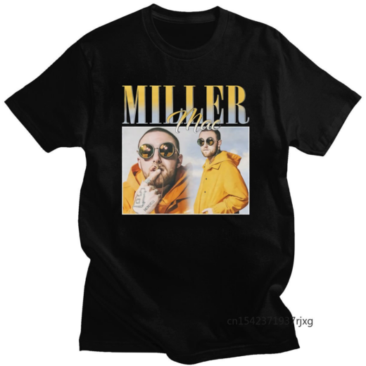 Футболка чорна PrintBro Mac Miller one