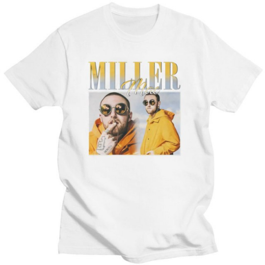 Футболка біла PrintBro Mac Miller one