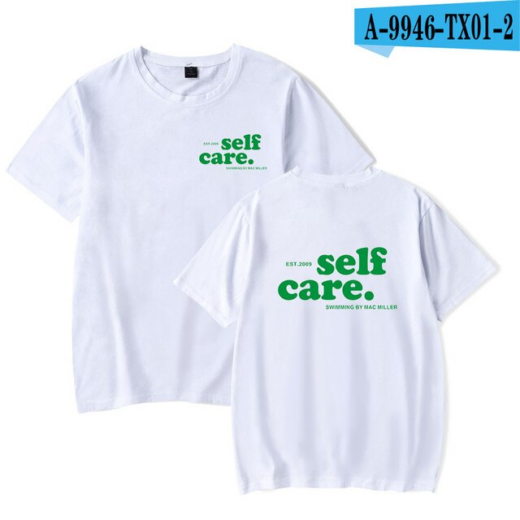 Футболка біла PrintBro Mac Miller self care