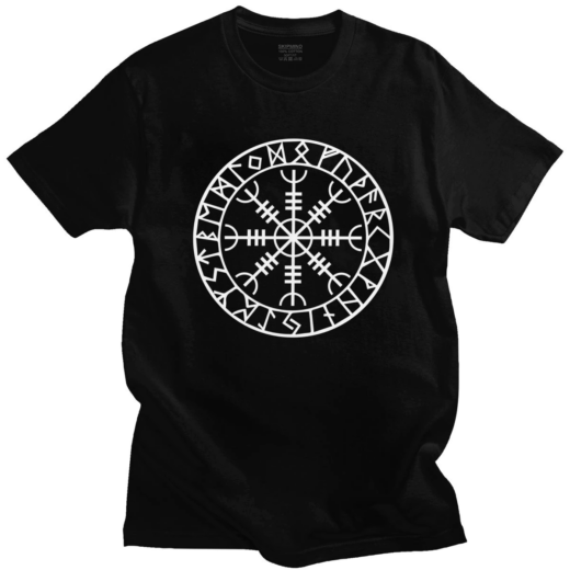 Футболка чорна PrintBro Odin Warrior Legend