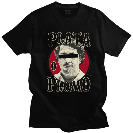 Футболка чорна PrintBro Plata O Plomo Man