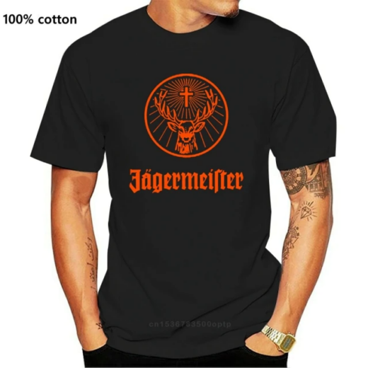 Футболка чорна PrintBro Jagermeister 2021