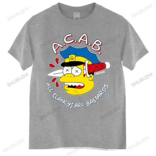 Сіра Футболка PrintBro Thrillhaus Acab