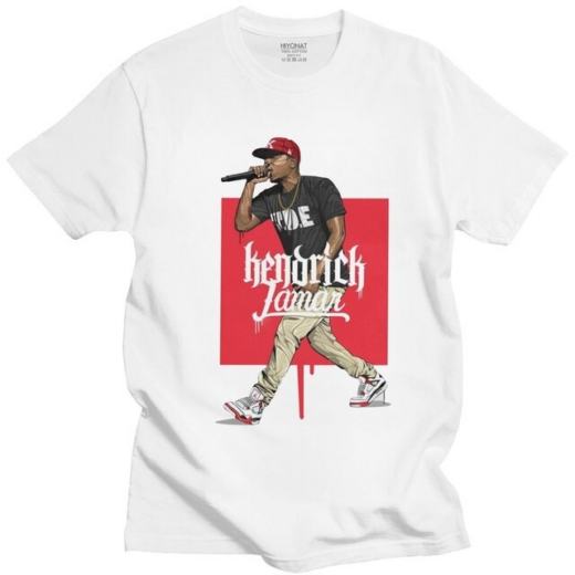 Футболка біла PrintBro Kendrick Lamar