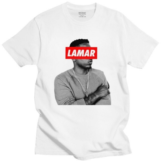 Футболка біла PrintBro Kendrick Lamar графічний принт