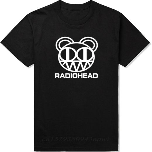 Футболка чорна PrintBro RADIOHEAD рок-н-рол