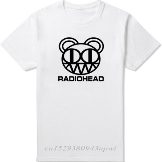 Футболка біла PrintBro RADIOHEAD рок-н-рол