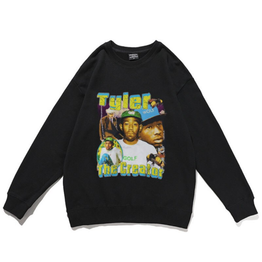 Світшот чорний PrintBro музика Tyler Харадзюку