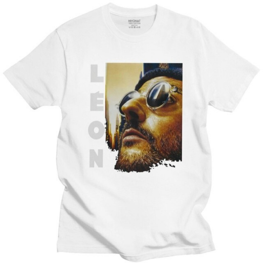 Футболка біла PrintBro фільми 80s Movie Leon