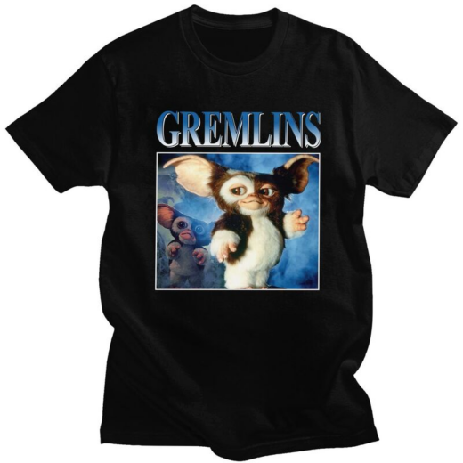 Футболка чорна PrintBro фільми Gremlins