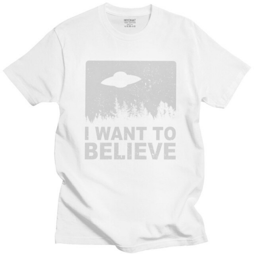 Футболка біла PrintBro фільми I want to believe