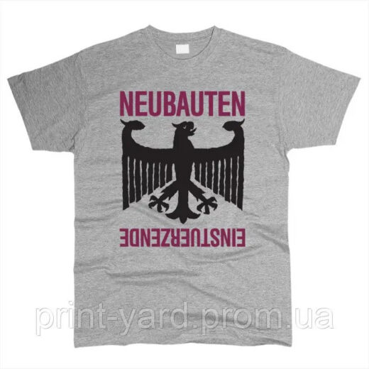 Футболка сіра PrintBro music Einstürzende Neubauten