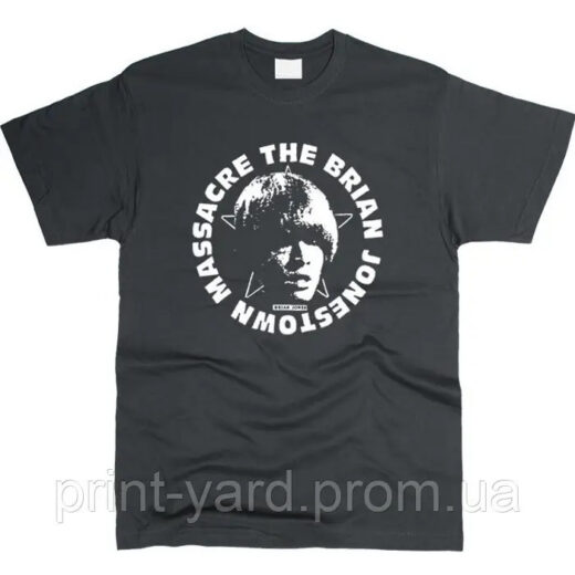 Футболка чорна PrintBro music Brian Jonestown Massacre