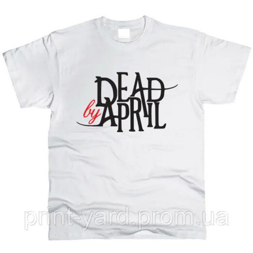 Футболка белая PrintBro music Dead By April