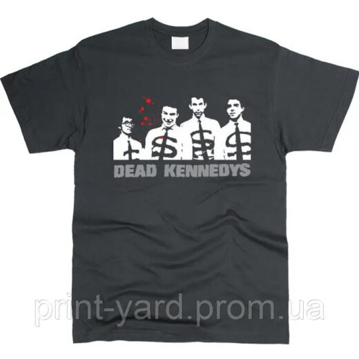 Футболка чорна PrintBro music Dead Kennedys
