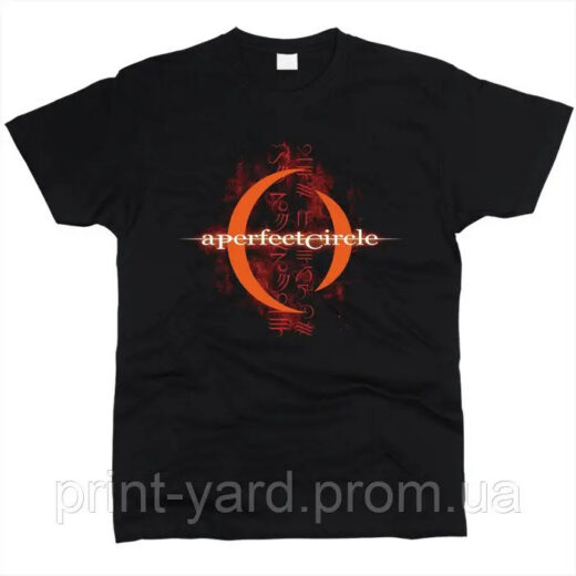Футболка чорна PrintBro music A Perfect Circle