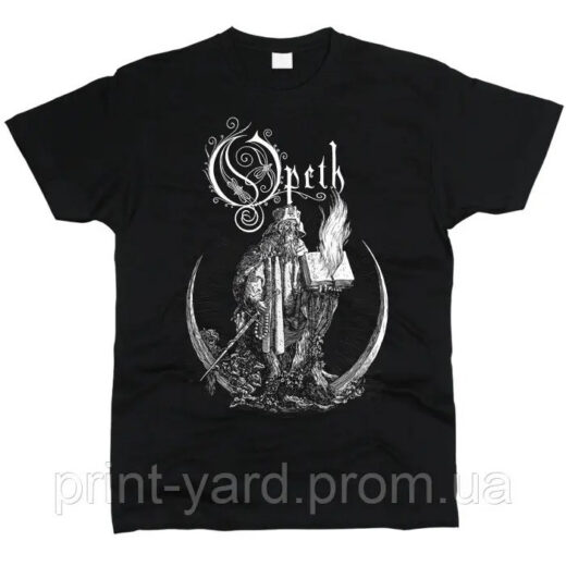 Футболка чорна PrintBro music Opeth