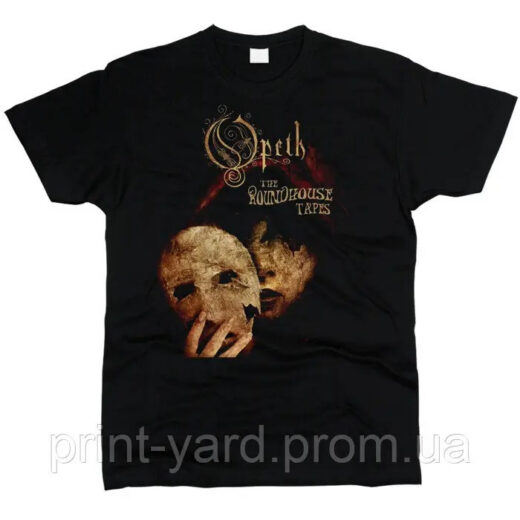 Футболка чорна PrintBro music Opeth tapes