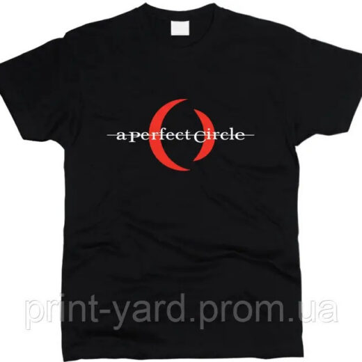 Футболка чорна PrintBro music A Perfect Circle rock print