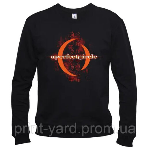 Свитшот черный PrintBro music A Perfect Circle