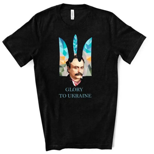 Футболка чорна PrintBro патріотична Іван Франко