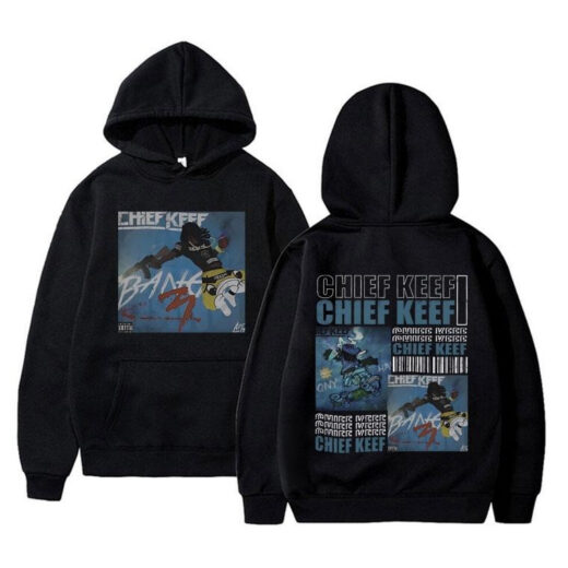 Худи чорний PrintBro рэп Chief Keef Album