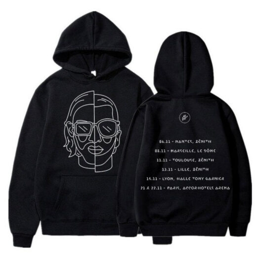 Худи чорний PrintBro рэп Le Monde Chico Tees Album PNL Black