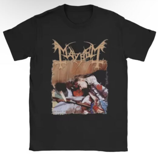 Футболка PrintBro у вінтажному стилі Rock Mayhem band vintage punk
