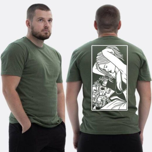 Футболка PrintBro ЗСУ з принтом Sunset Goons