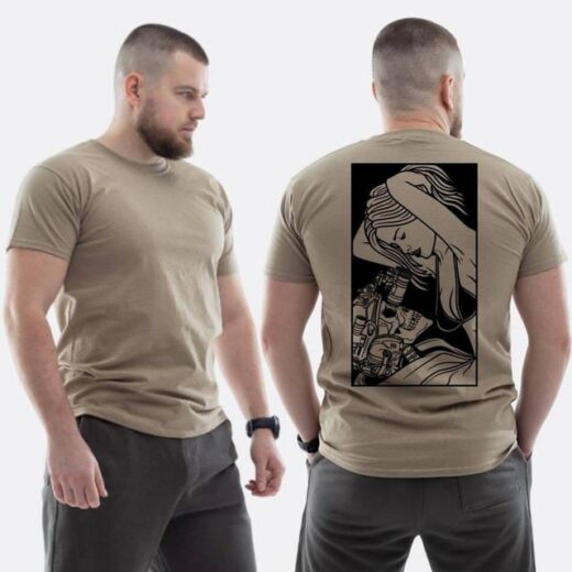 Футболка PrintBro ЗСУ з принтом Sunset Goons