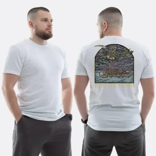 Футболка PrintBro ЗСУ із принтом Sunset Goons Into the storm Морська піхота