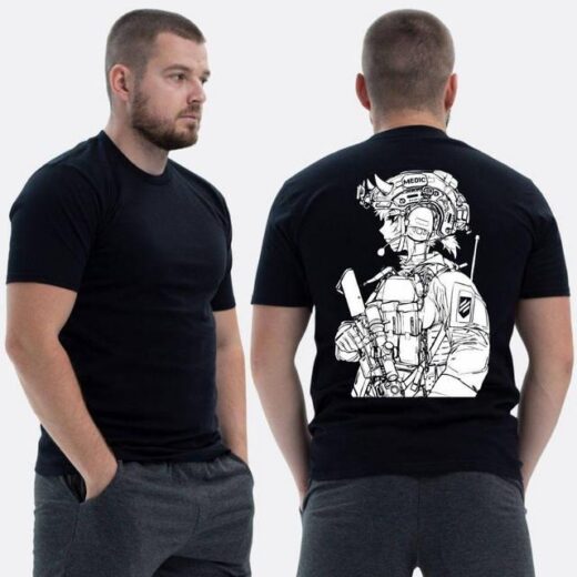 Футболка PrintBro ЗСУ з принтом Medic військовий медик