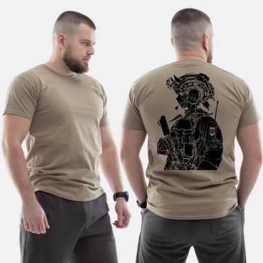 Футболка PrintBro ЗСУ з принтом Medic військовий медик