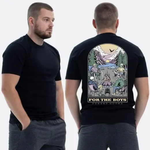 Футболка PrintBro ЗСУ з принтом Sunset Goons for the boys